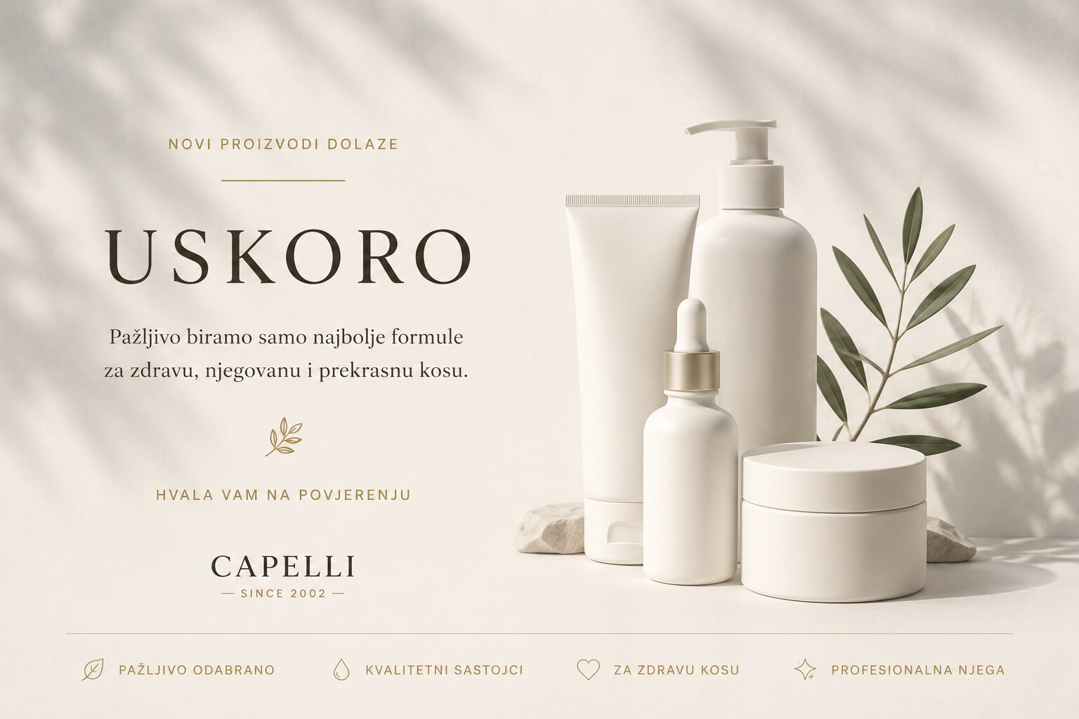 Capelli profesionalna njega – novi proizvodi uskoro